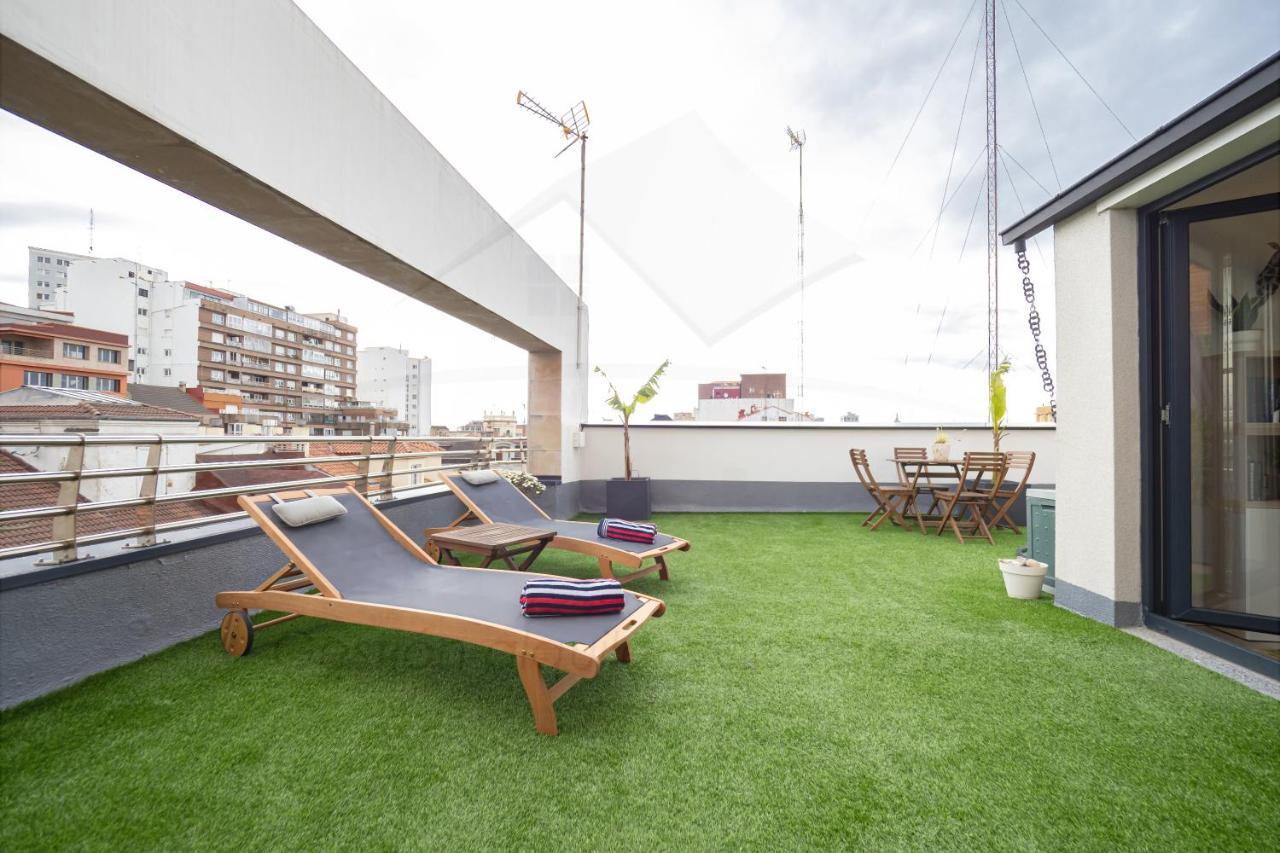 Palomar De Corrida Atico Con Terraza By Silastur Gijón Exterior foto
